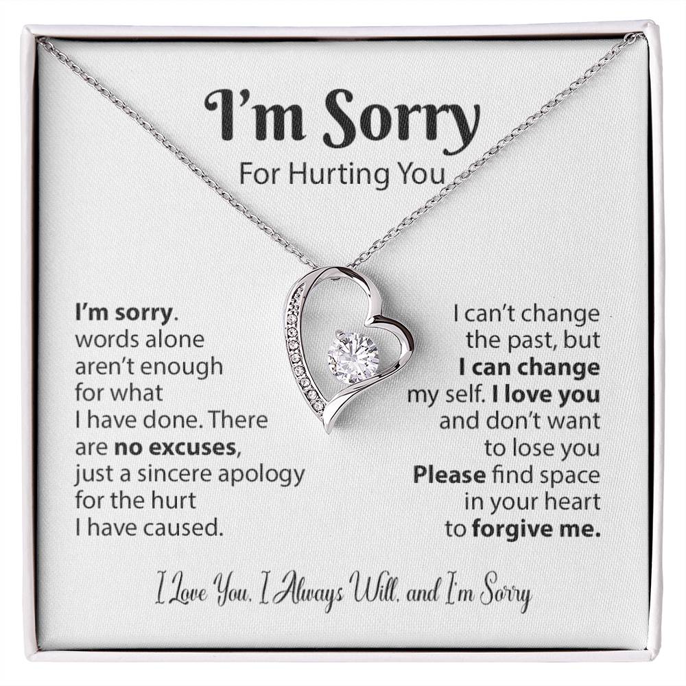 I'm Sorry Necklace Gifts, Apology Gifts For Her, Forgiveness Gift, Wife Gift 16_10