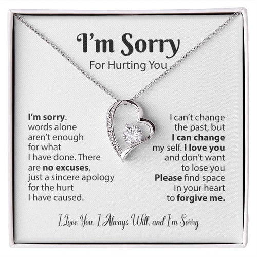 I'm Sorry Necklace Gifts, Apology Gifts For Her, Forgiveness Gift, Wife Gift 16_10