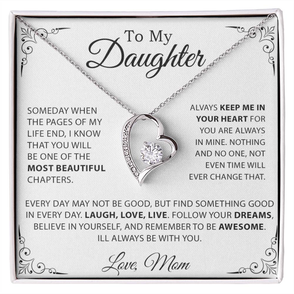 To My Daughter Necklace, Gift for Daughter from Mom, Mother Daughter Necklace 20_10