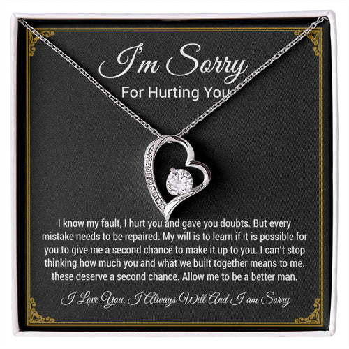 I'm Sorry Necklace Gifts, Apology Gifts For Her, Forgiveness Gift, Wife Gift 16_4