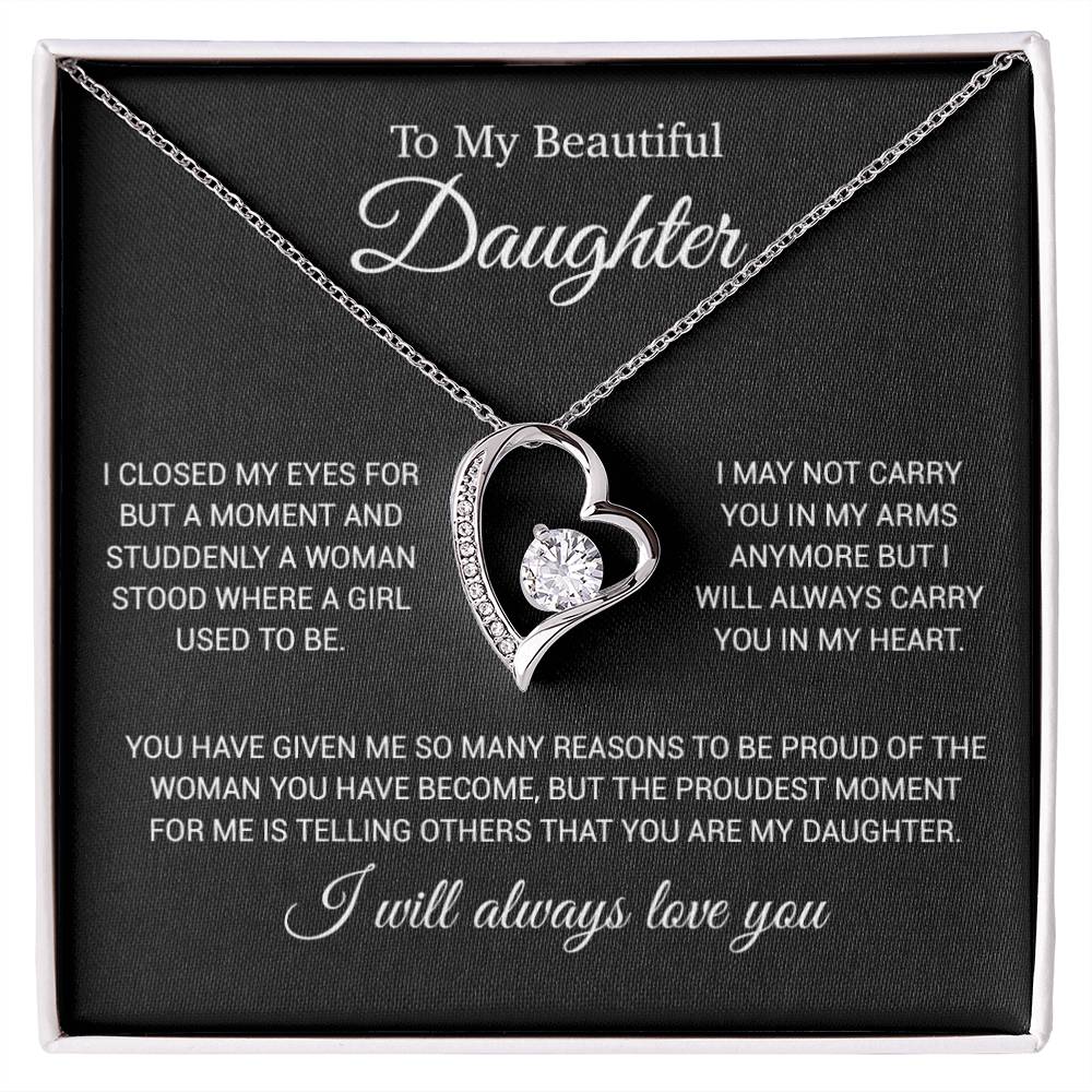 To My Daughter Necklace, Gift for Daughter from Dad, Daughter Father Necklace 24_11
