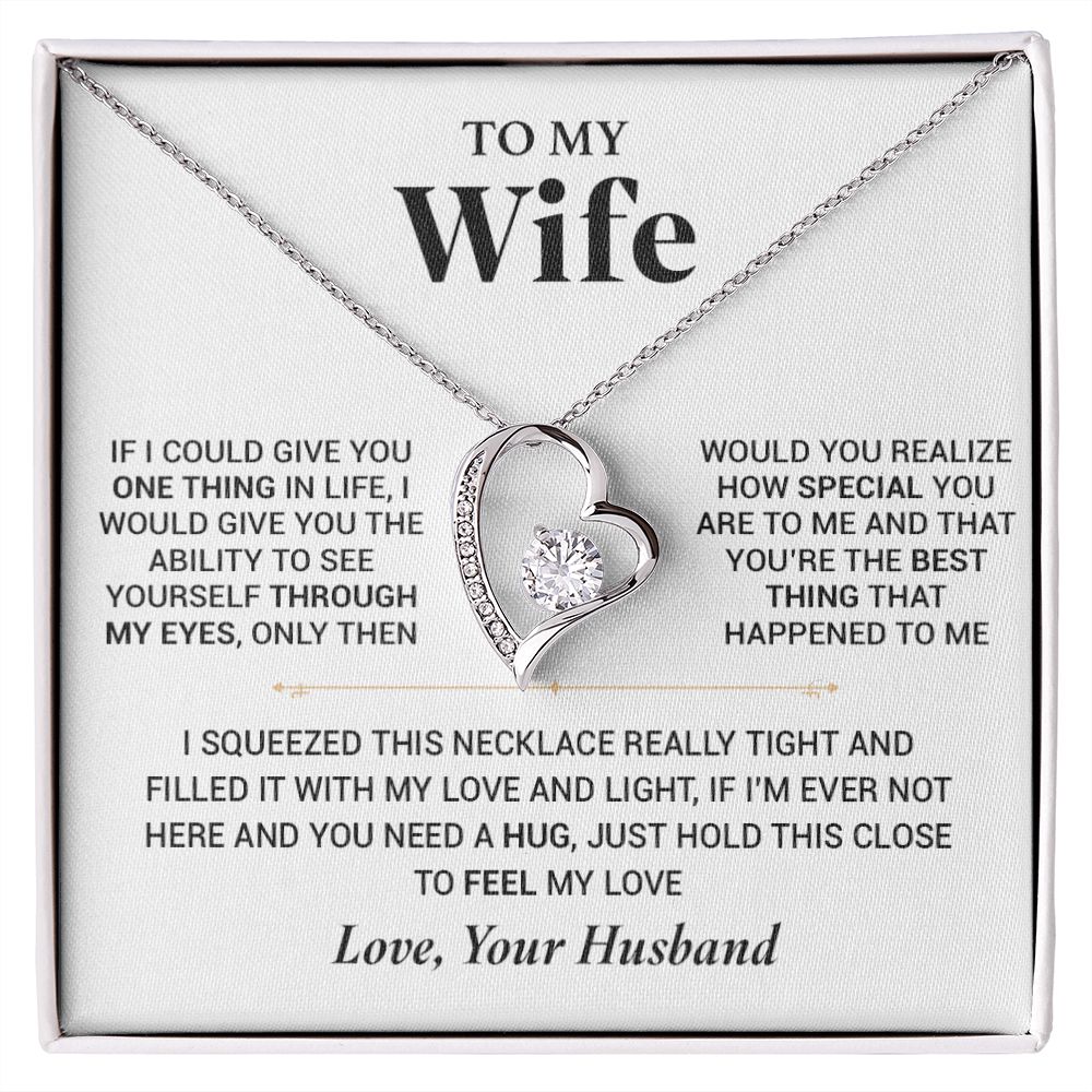 To My Wife Necklace, Christmas Gift For Wife, Christmas Gifts For Her, Wife Gift