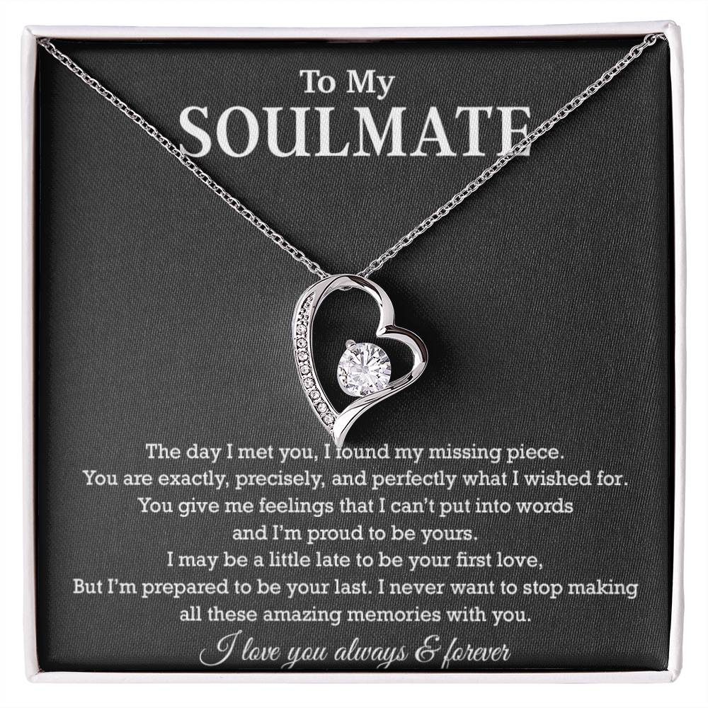 To My Soulmate Necklace, Birthday Gift for Her, Anniversary Gifts, Christmas Gift 12_8
