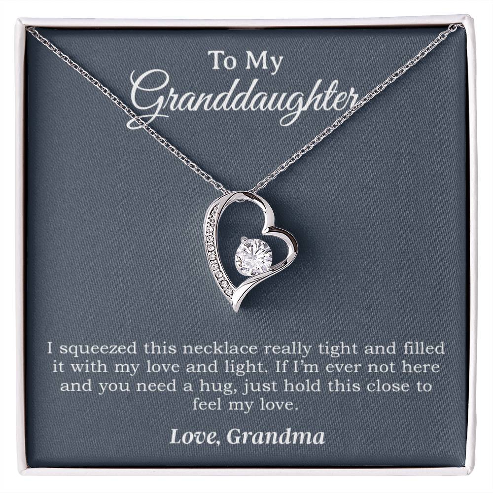 To My Granddaughter Necklace, Granddaughter Gift, Gifts for Granddaughters, Granddaughter Necklace 11-9
