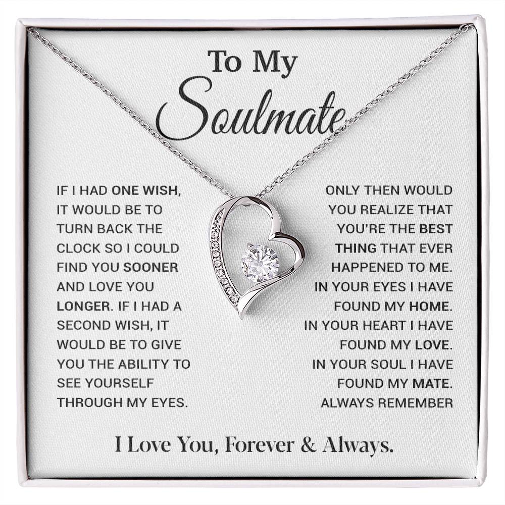 To My Soulmate Necklace, Soulmate Gift, Gift For Girlfriend, Christmas Gift 9_12