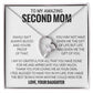To My Amazing Second Mom, Second Mom Gift Necklace, Bonus Mom Gift