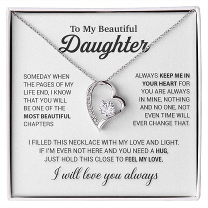 Daughter Necklace, Gift For Daughter, Daughter Birthday Gift, To My Daughter