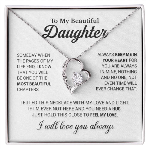 Daughter Necklace, Gift For Daughter, Daughter Birthday Gift, To My Daughter