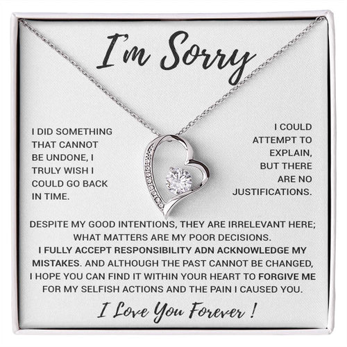 I'm Sorry Gift Apology Gift Necklace For Her, Wife, Girlfriend, Friend, Forgive 2_12