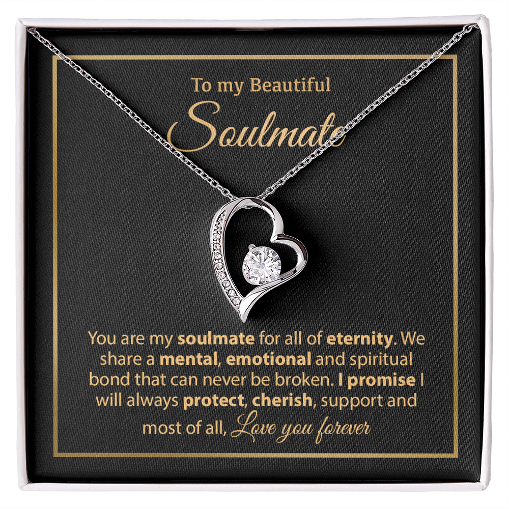 To My Soulmate Necklace,Anniversary, Valentine Gift for Wife, Girlfriend 19_12