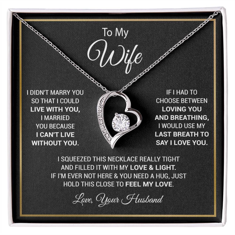To My Wife Necklace, Anniversary Gift For Wife, Wife Birthday Gift, Gift For Wife, Romantic Gift 17_1