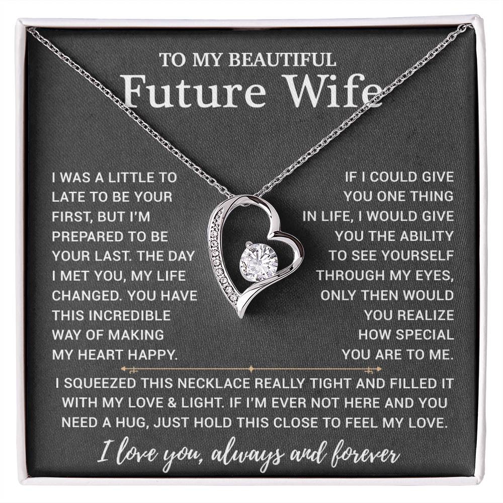 To My Beautiful Future Wife Necklace, Anniversary Birthday Christmas Gift for Her 10_11