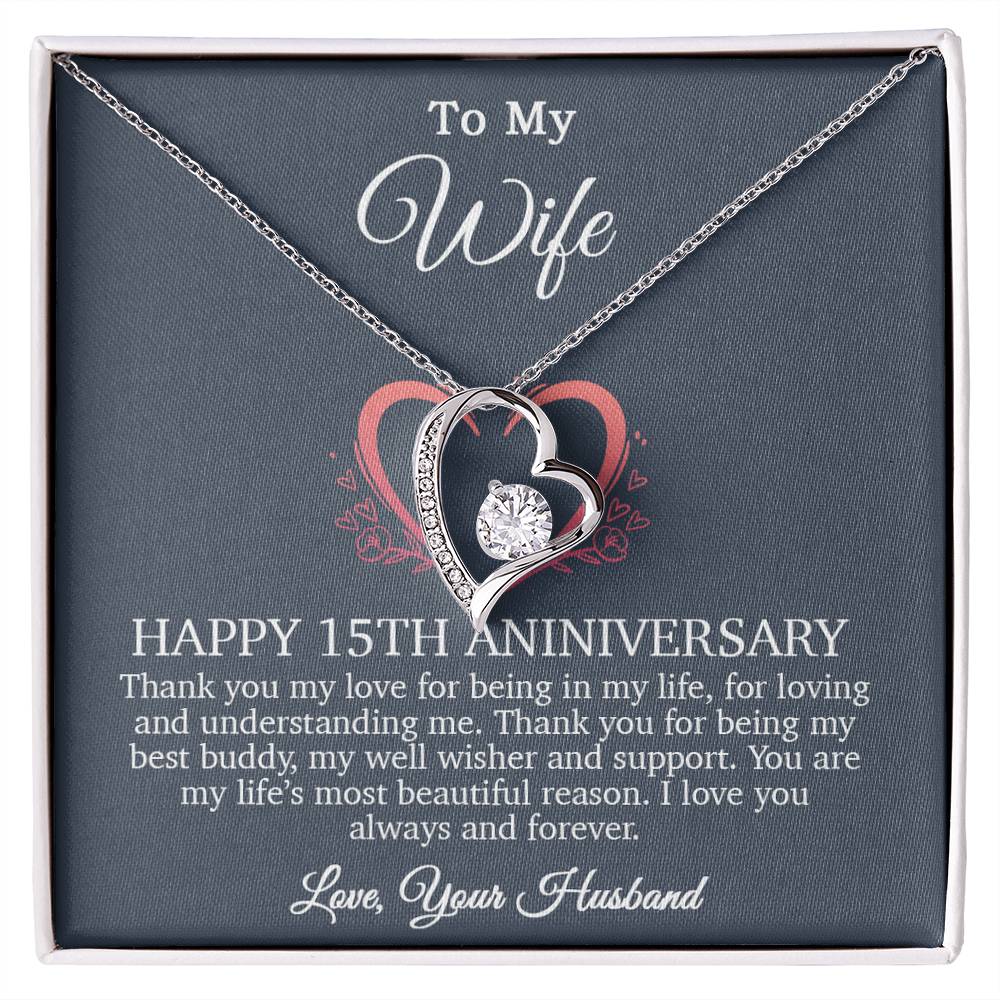 15th Anniversary Gift For Wife, 15 Year Anniversary Gifts, 15th Wedding Anniversary Gift Ideas_Blue