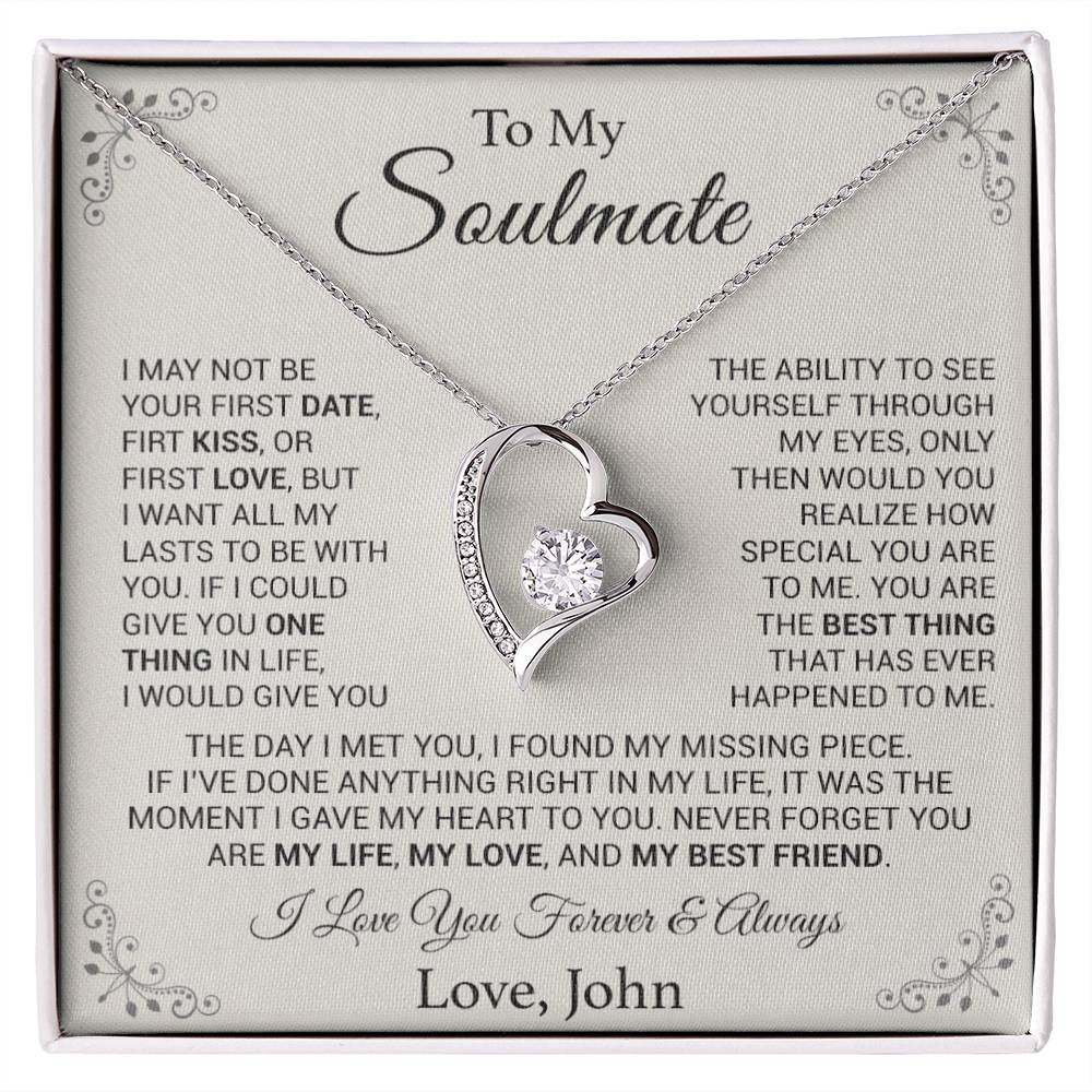 Custom To My Soulmate Necklace, Anniversary Gift, Birthday Gift, Christmas Gift 22_8