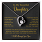 To My Daughter Necklace, Gift for Daughter from Dad, Father Daughter Necklace  11_5_Gold