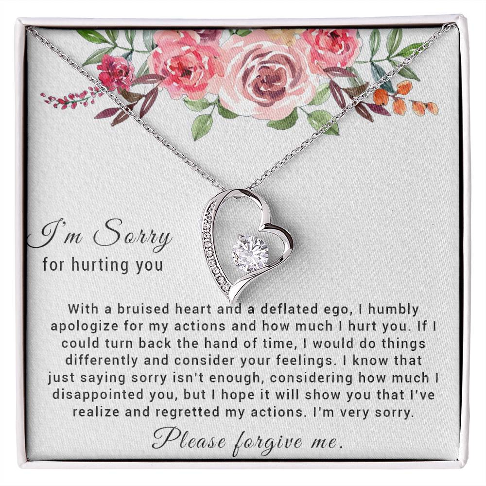 I'm Sorry Necklace Gifts, Apology Gifts For Her, Forgiveness Gift, Wife Gift 12_12