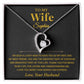 Custom To My Wife Necklace , Anniversary Gift Wife , Valentines Gift for Wife, Christmas Gifts