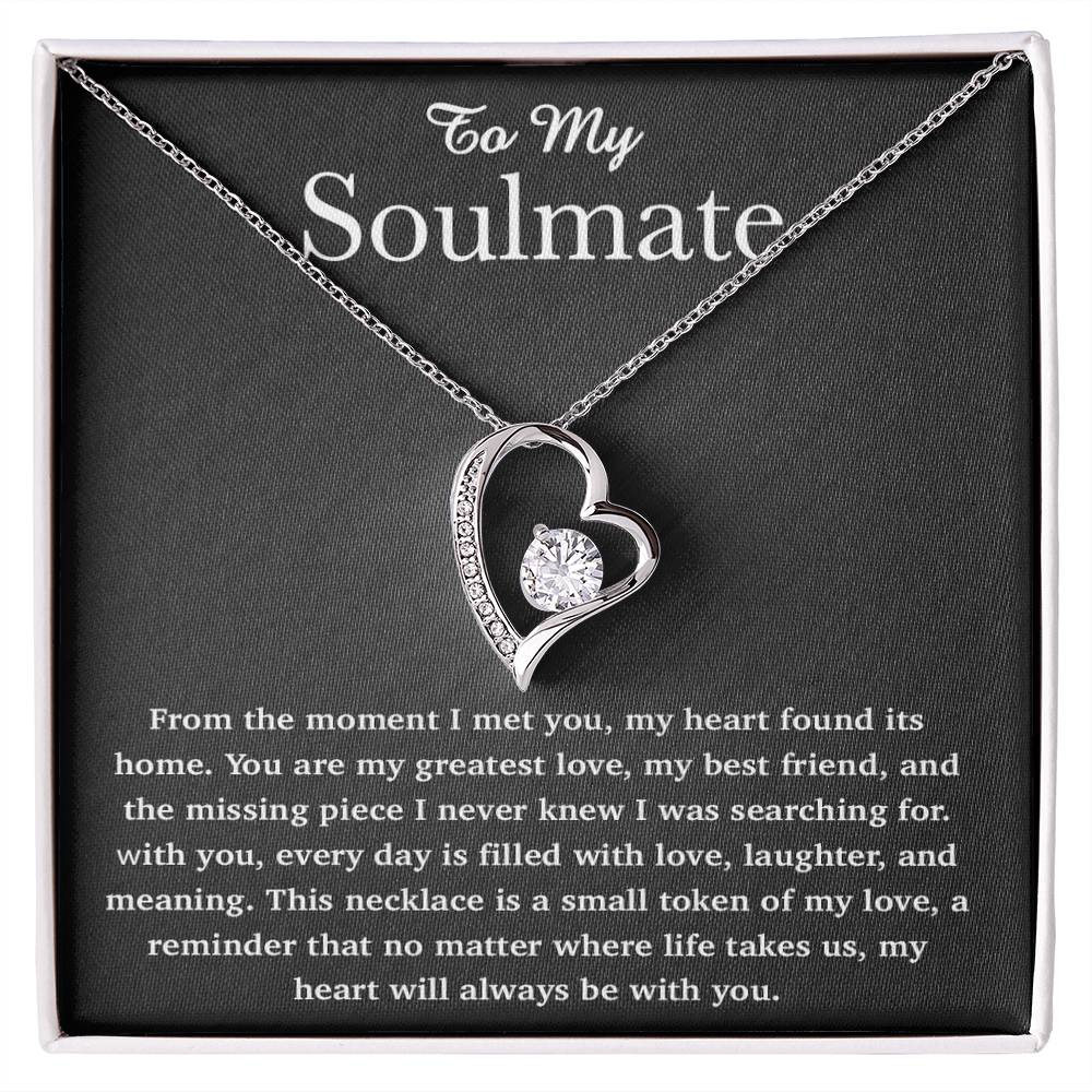 To My soulmate Necklace, Anniversary Gift For Her, Wife, Girlfriend, Soulmate Gift 3_5