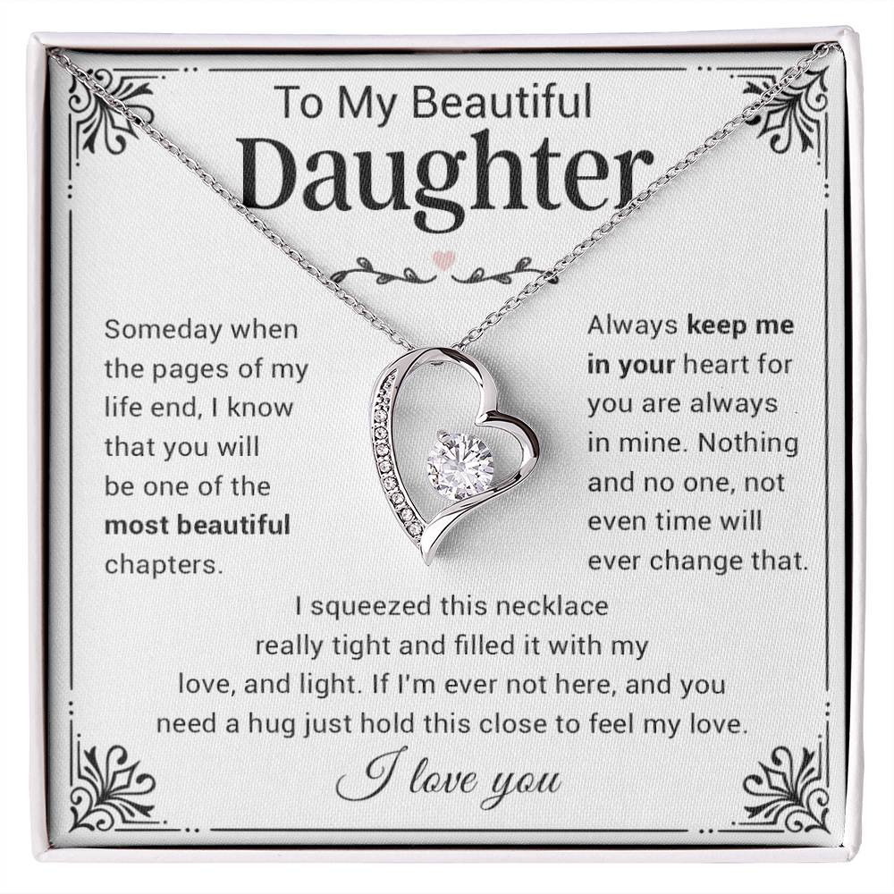 To My Daughter Necklace, Daughter Gift from Dad, Mom, Daughter Birthday Gift, Christmas Gift for Her 2_12