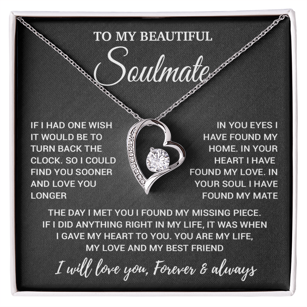 To My Soulmate Necklace, Valentines Day Gift, Gift For Wife, Anniversary Gift 24_2