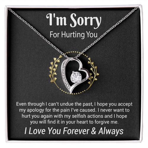 I'm Sorry Necklace Gifts, Apology Gifts For Her, Forgiveness Gift, Wife Gift 7_8