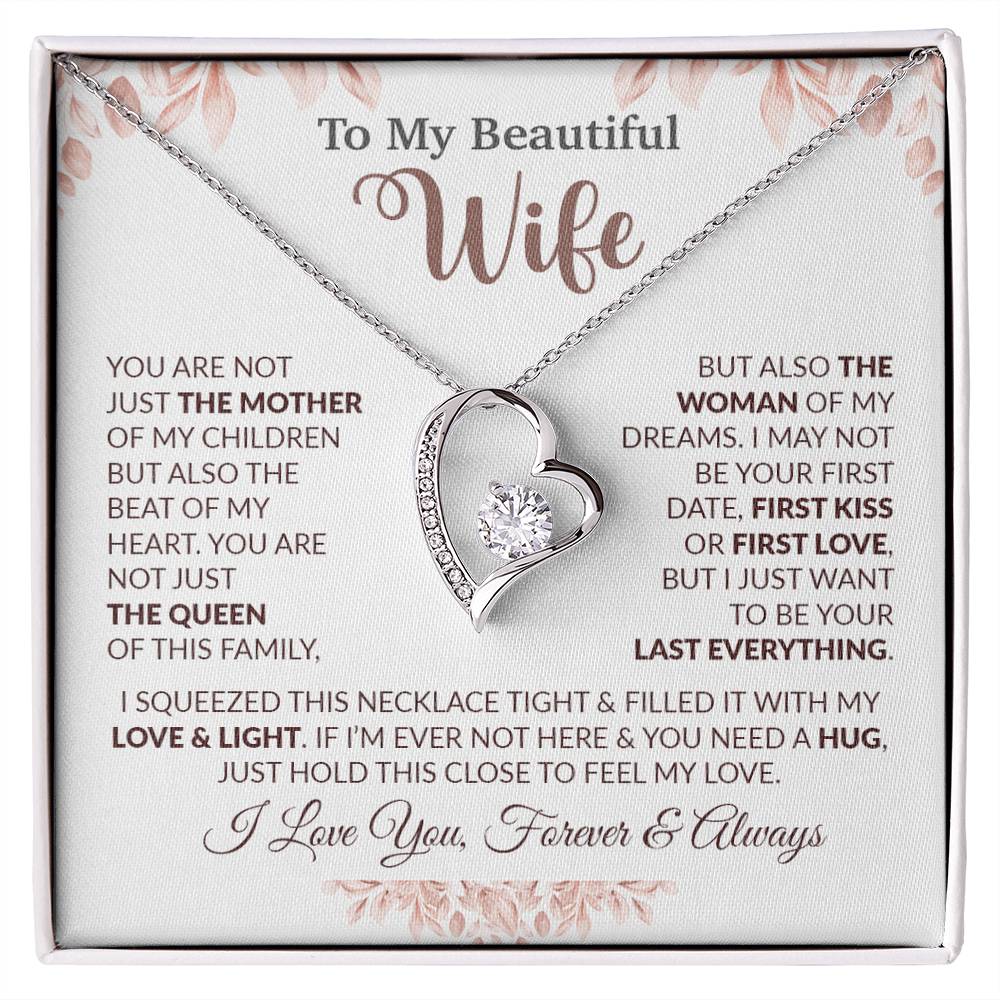 To My Wife Necklace, Wife Gift From Husband, Wife Husband Necklace, Christmas Gift 14_9
