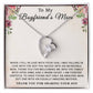 To My Boyfriend's Mom Necklace, For My Boyfriend's Mom, Birthday Gift