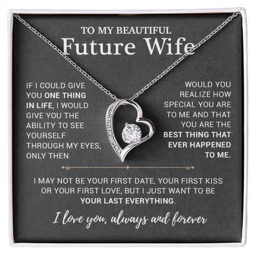 To My Beautiful Future Wife Necklace, Anniversary Birthday Christmas Gift for Her 9_11