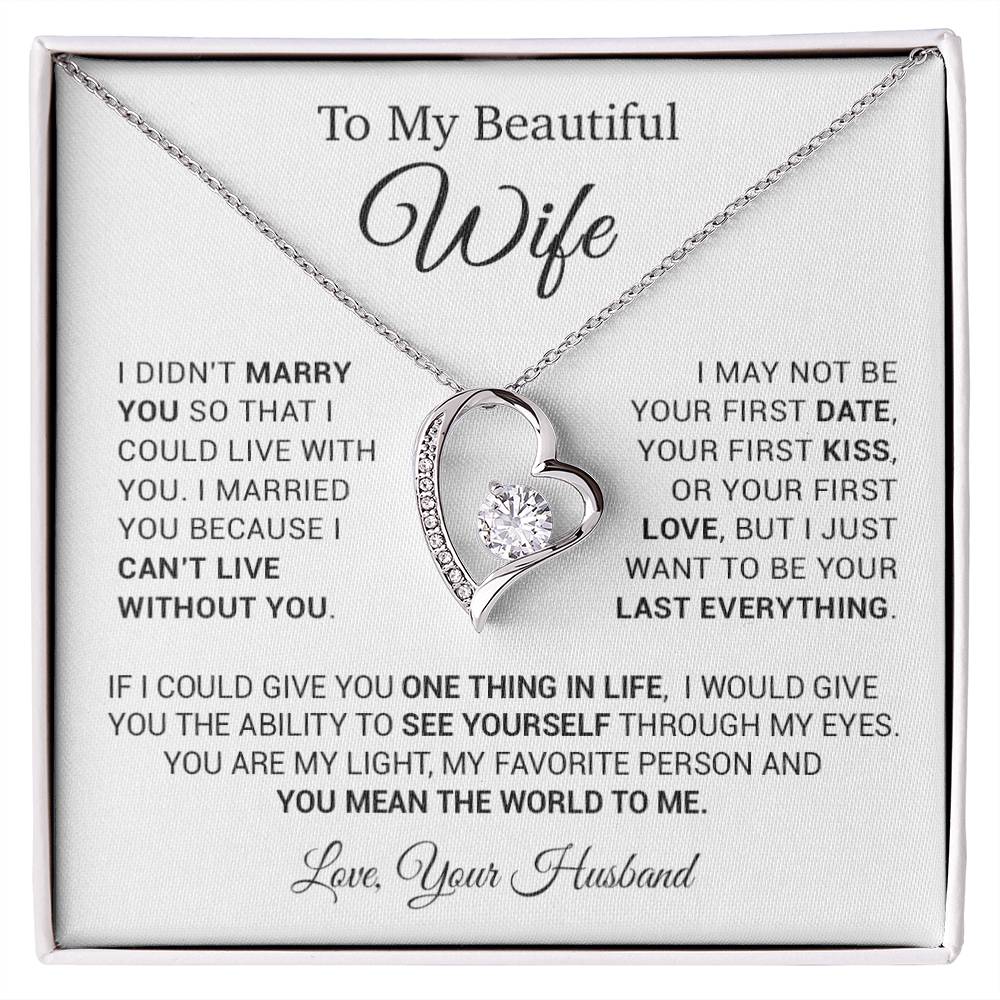To My Wife Necklace, Anniversary Gift For Wife, Wife Birthday, Gift For Wife 26_7