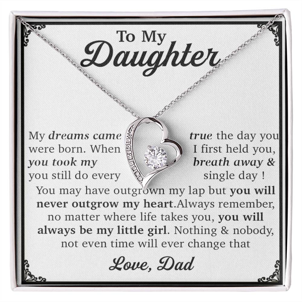 To My Daughter Necklace, Daughter Father Necklace, Daughter Gift From Dad 16_11