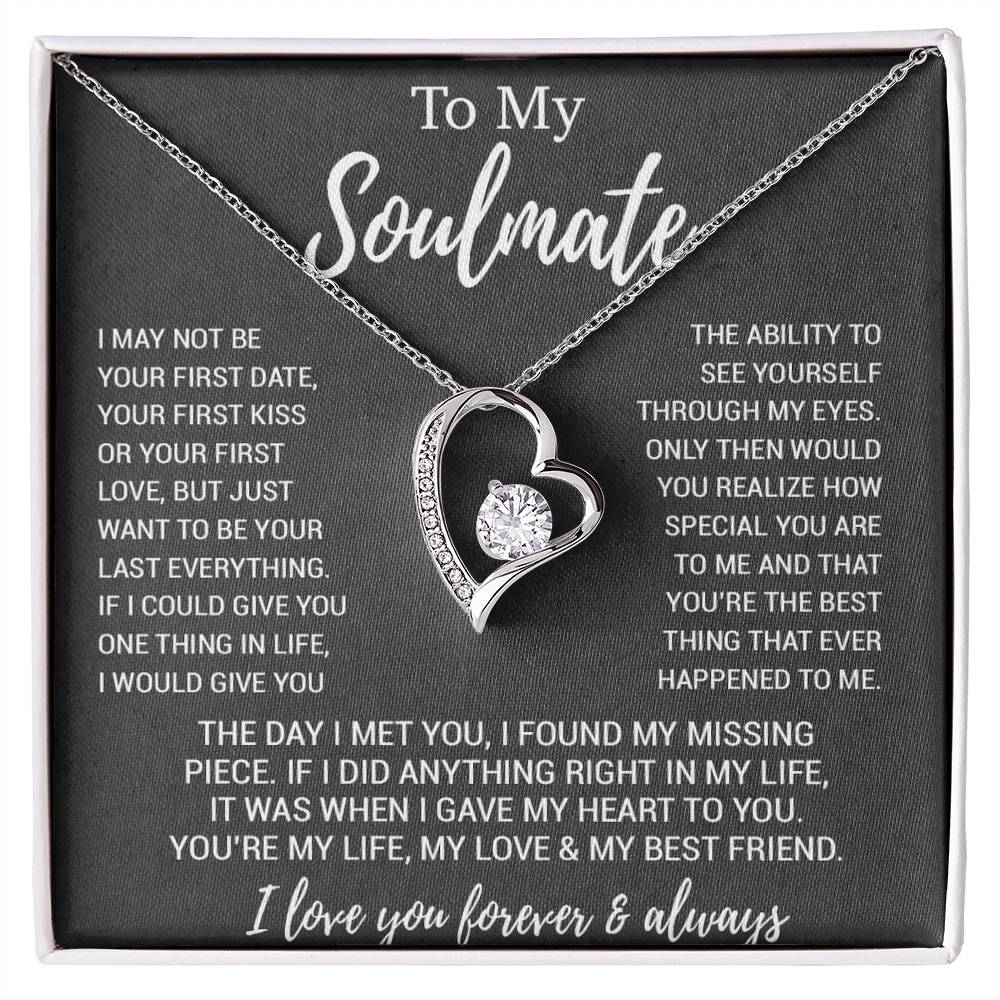 To My Soulmate Necklace, Birthday Gifts For Her, Christmas Gift For Soulmate 12_9