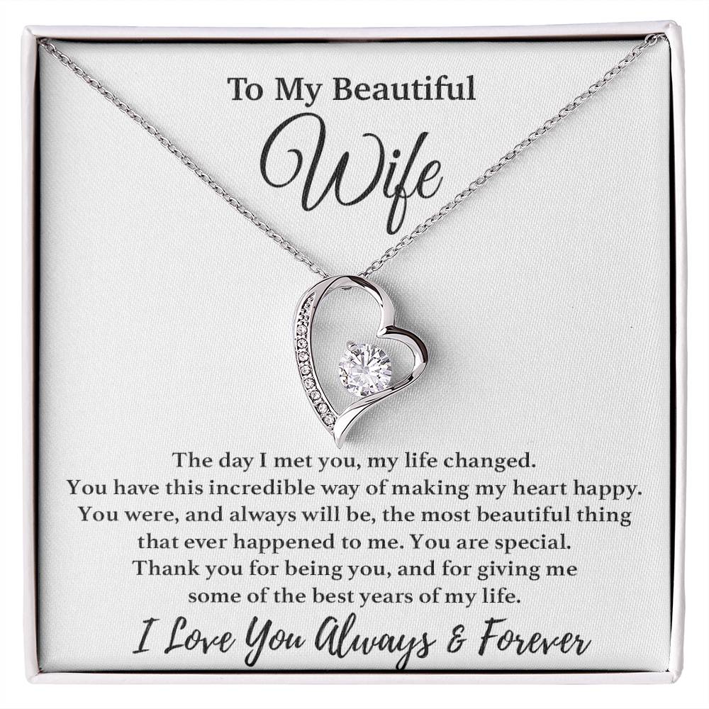 To My Wife Necklace, Gift From Husband, Anniversary Jewelry Gifts Wife 1_10