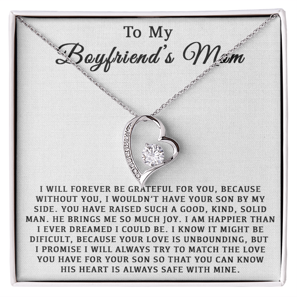 To My Boyfriend's Mom Necklace, For My Boyfriend's Mom, Birthday Gift 21_2