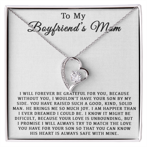 To My Boyfriend's Mom Necklace, For My Boyfriend's Mom, Birthday Gift 21_2