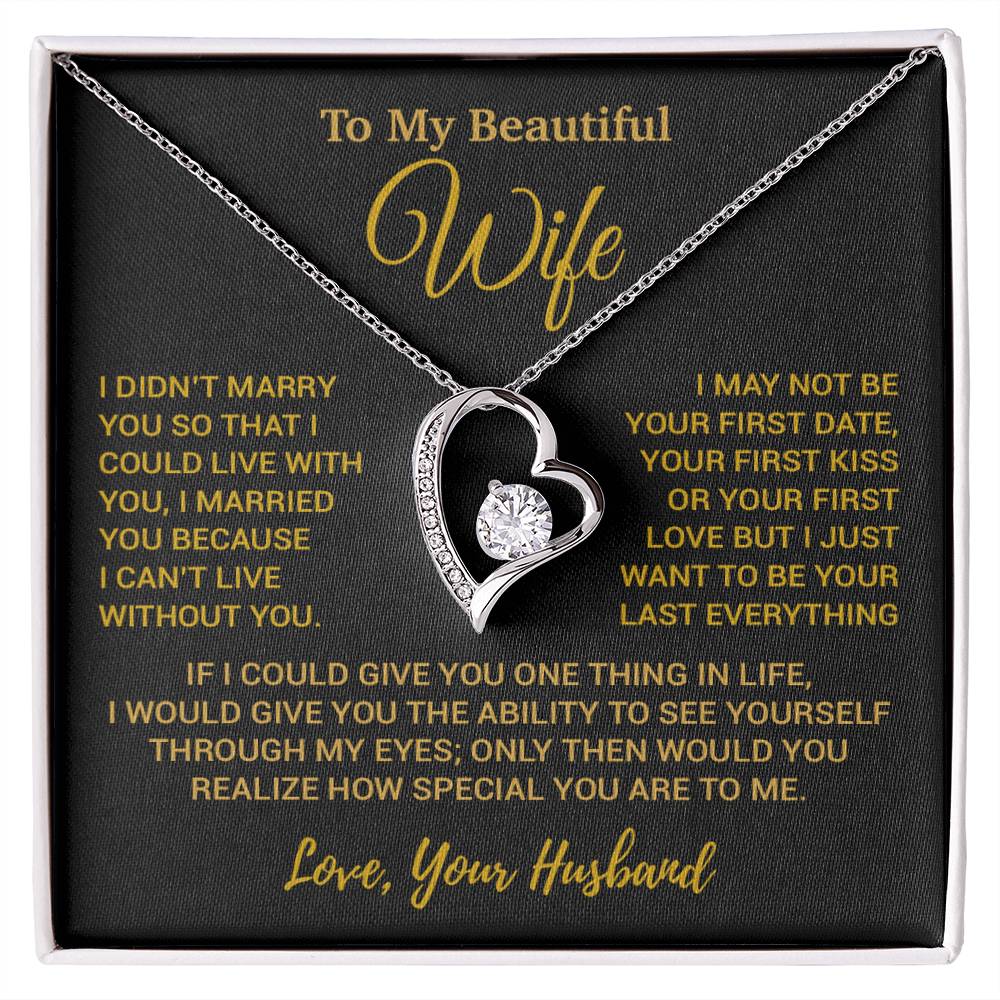 To My Wife Necklace, Christmas Gifts For Women, Anniversary Gift For Wife 3_8