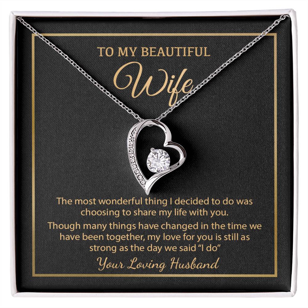 To My Wife Necklace, Christmas Gifts For Women, Anniversary Gift For Wife 4_12