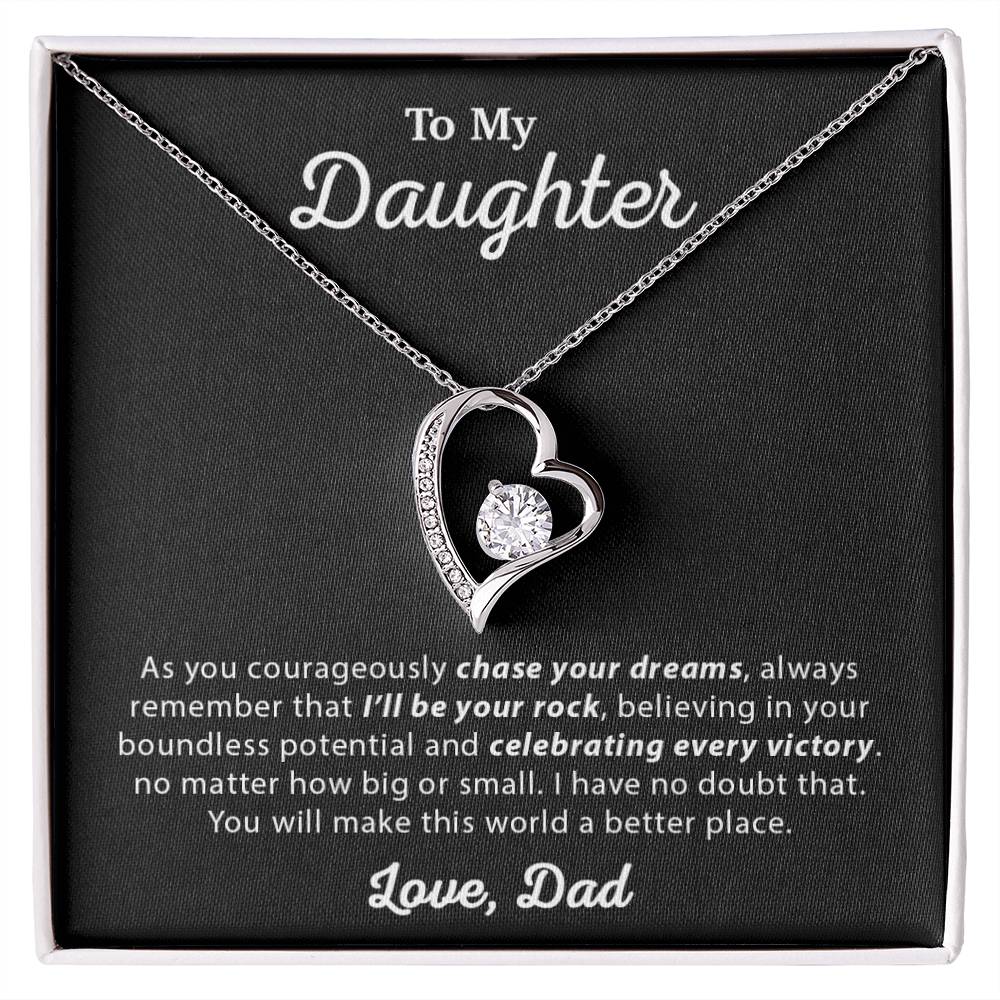 To My Daughter Necklace, Daughter Father Necklace, Daughter Gift From Dad 16_1