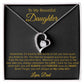 To My Daughter Necklace, Gift for Daughter from Dad, Father Daughter Necklace 21_4_Gold
