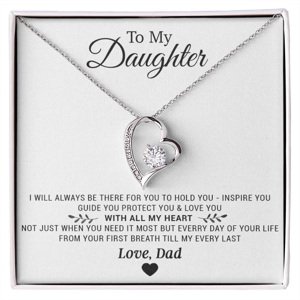 To My Daughter Necklace, Daughter Father Necklace, Daughter Gift from Dad 22_11
