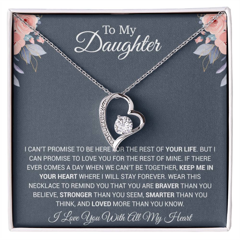 To My Daughter Necklace, Daughter Father Necklace, Daughter Gift From Dad, Mom 16_11