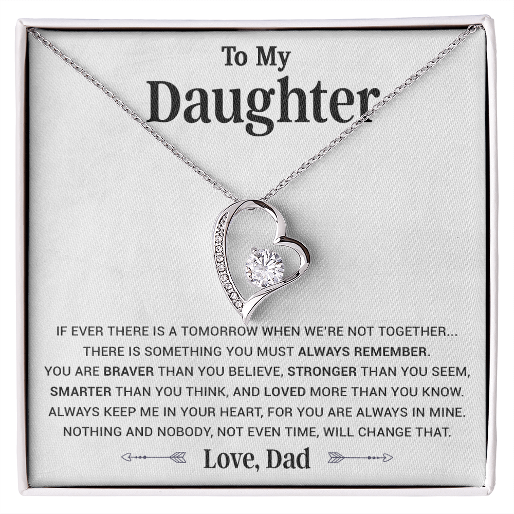 To My Daughter Necklace, Daughter Father Necklace, Daughter Gift from Dad 13_4