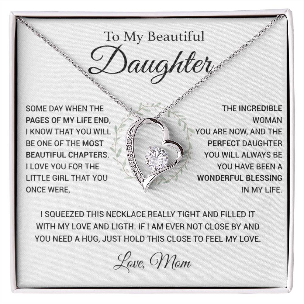 To My Daughter Necklace, Daughter Mother Necklace, Daughter Gift From Mom 25_7