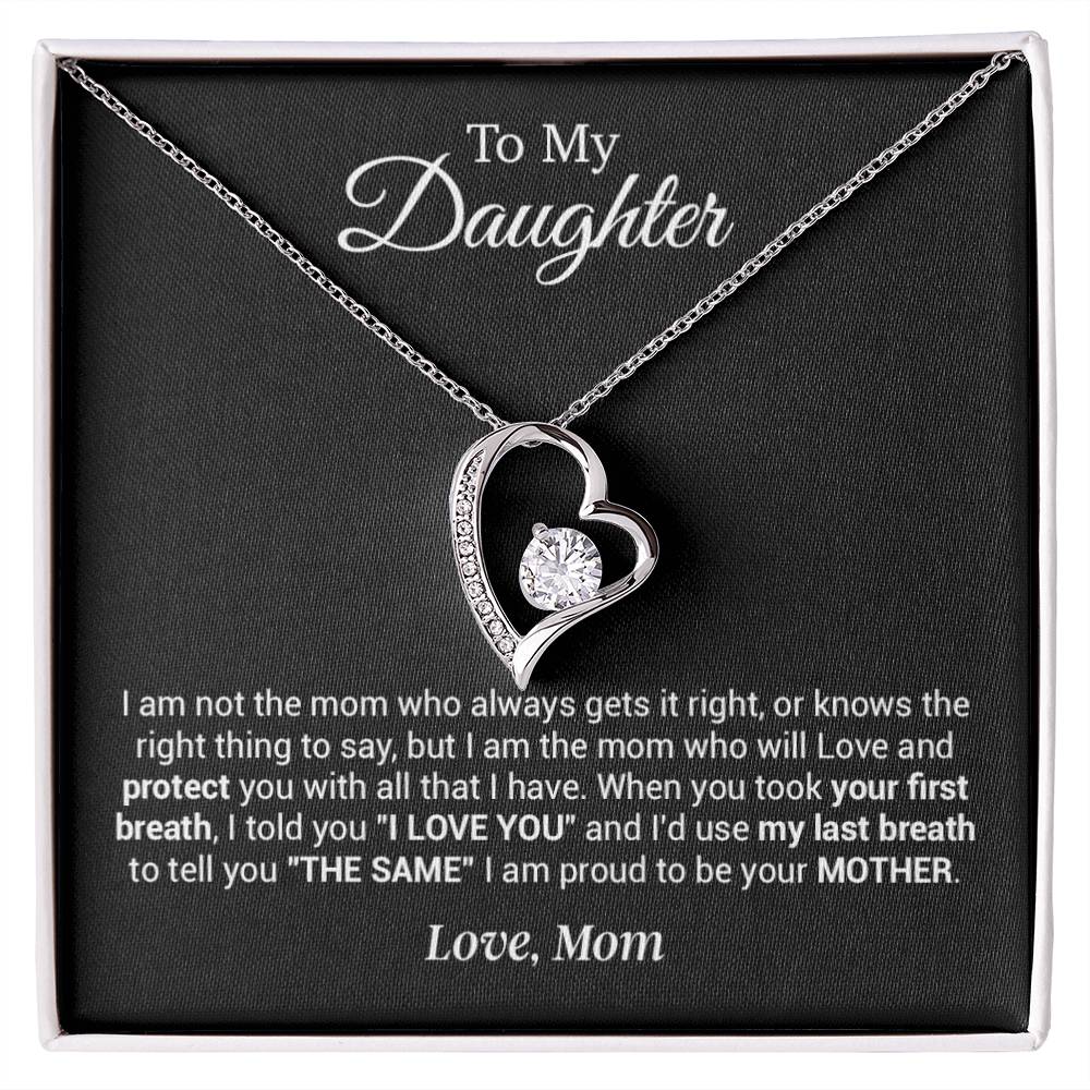 To My Daughter Necklace, Gift For Daughter From Mother, Mother's Day Gift