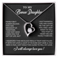 To My Bonus Daughter Necklace, Gift for Bonus Daughter, Step Daughter Birthday 7_11_Black