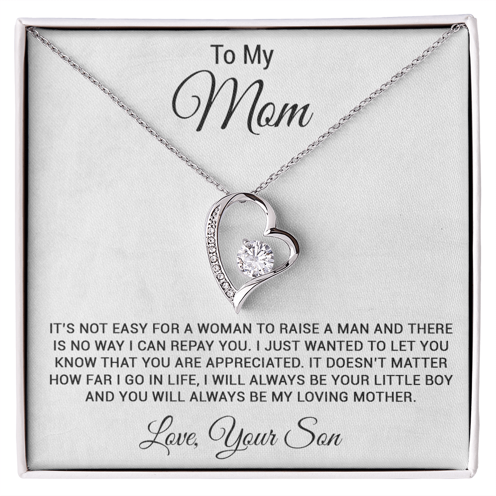 To My Mom Necklace, Mom Gift, Mom Mother's Day Gifts, Mom Gift From Son 26_3