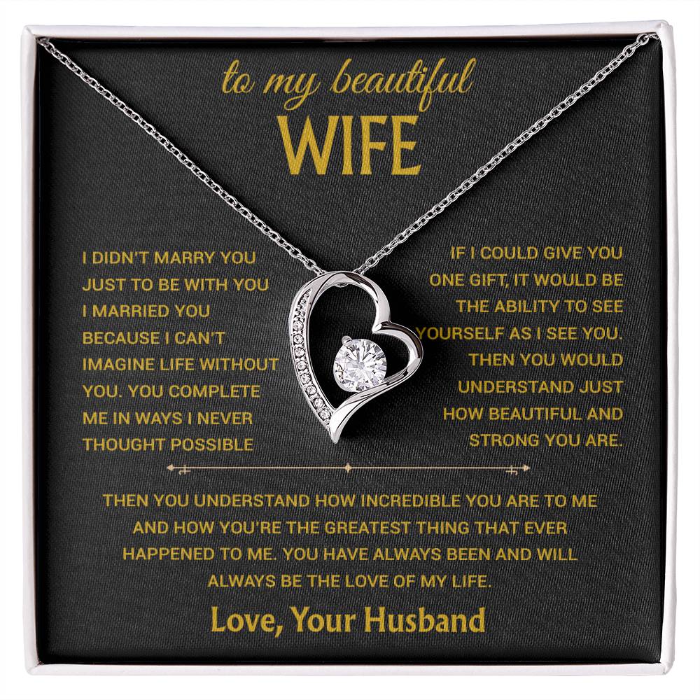 To My Wife Necklace, Christmas Gifts For Women, Anniversary Gift For Wife 14_12