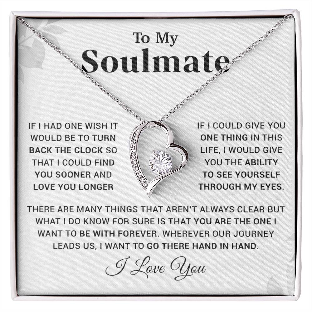 To My Soulmate Necklace, Christmas, Valentine Gift For Her, Gift For Soulmate 14_3