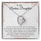 To My Badass Daughter Necklace From Mom, Badass Daughter Gift,  Badass Daughter Necklace