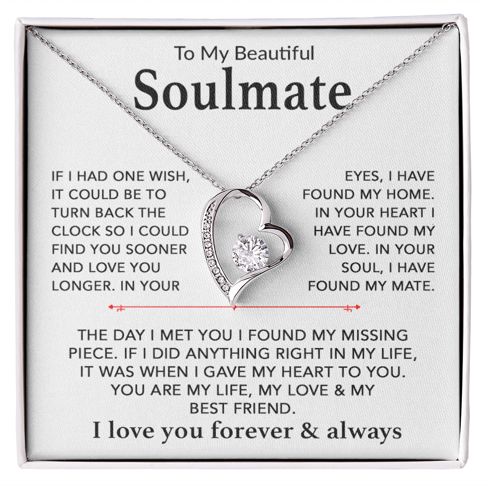 To My Soulmate Necklace, Gift For Soulmate, Anniversary Gift, Birthday Gift 29_9