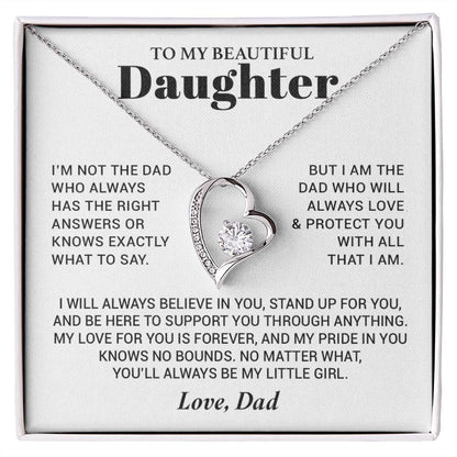 To My Daughter Necklace from Dad, Daughter Dad Necklace, Gifts for Daughter 17_10
